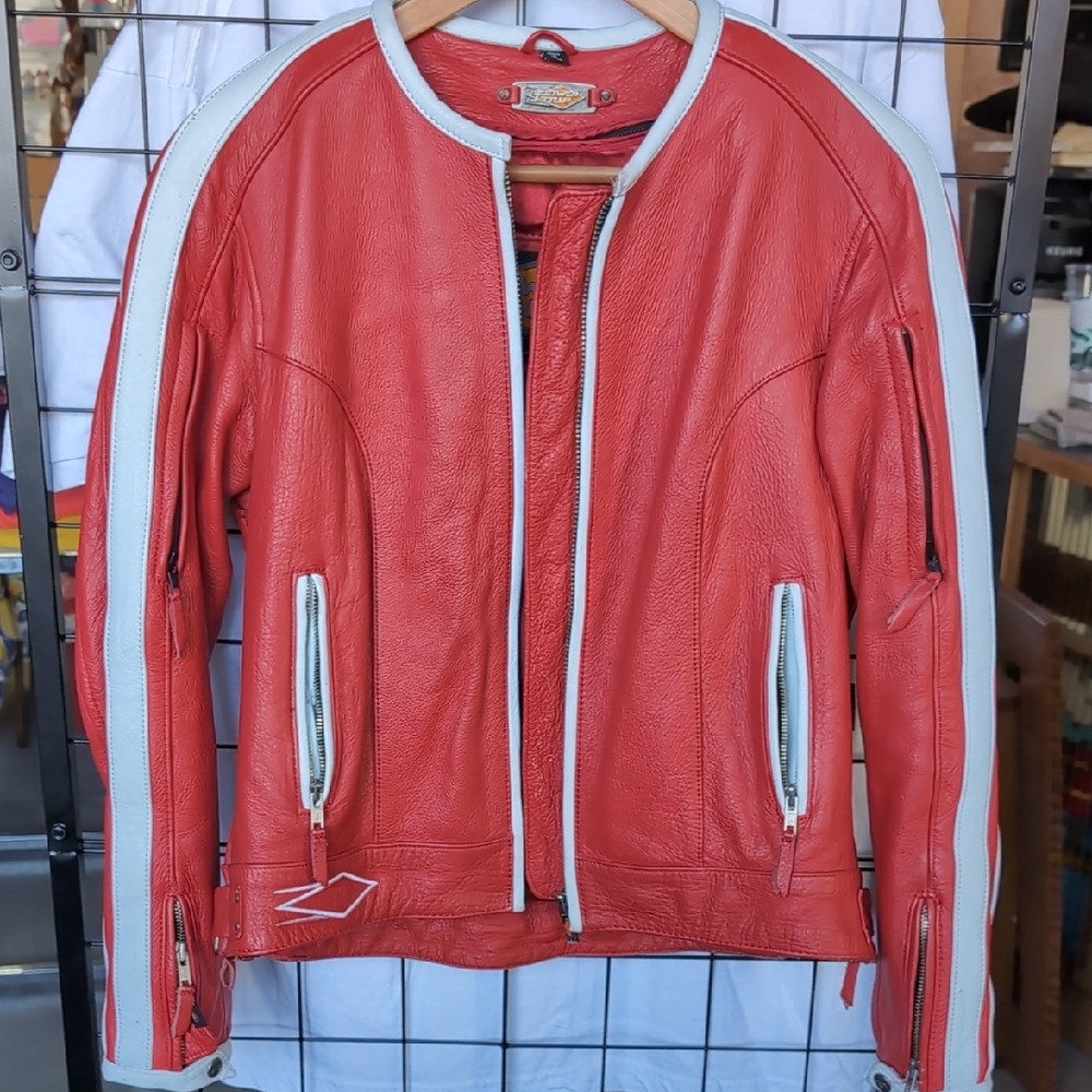 Power Trip Heavy Duty Leather Moto Jacket